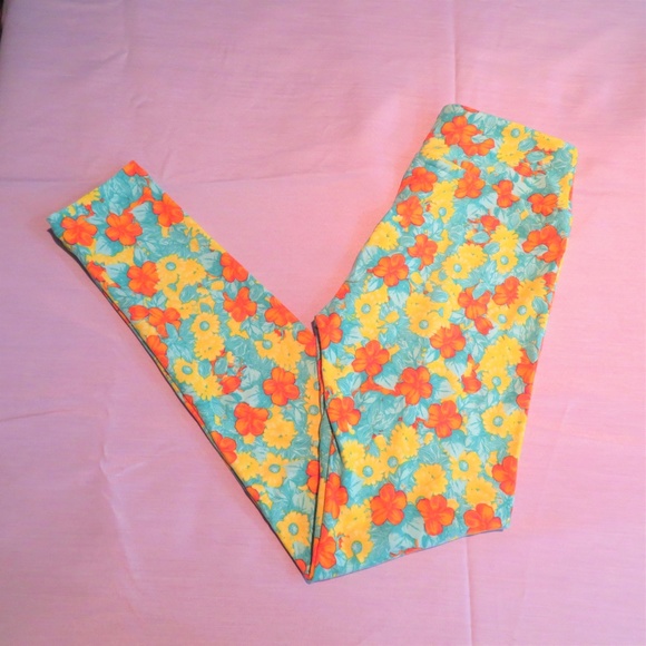 LuLaRoe leggings in floral print - Picture 4 of 5
